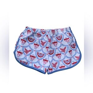The Beaufort Bonnet Company Size 7 Cheryl Shorts in American Swag Patriotic Flag